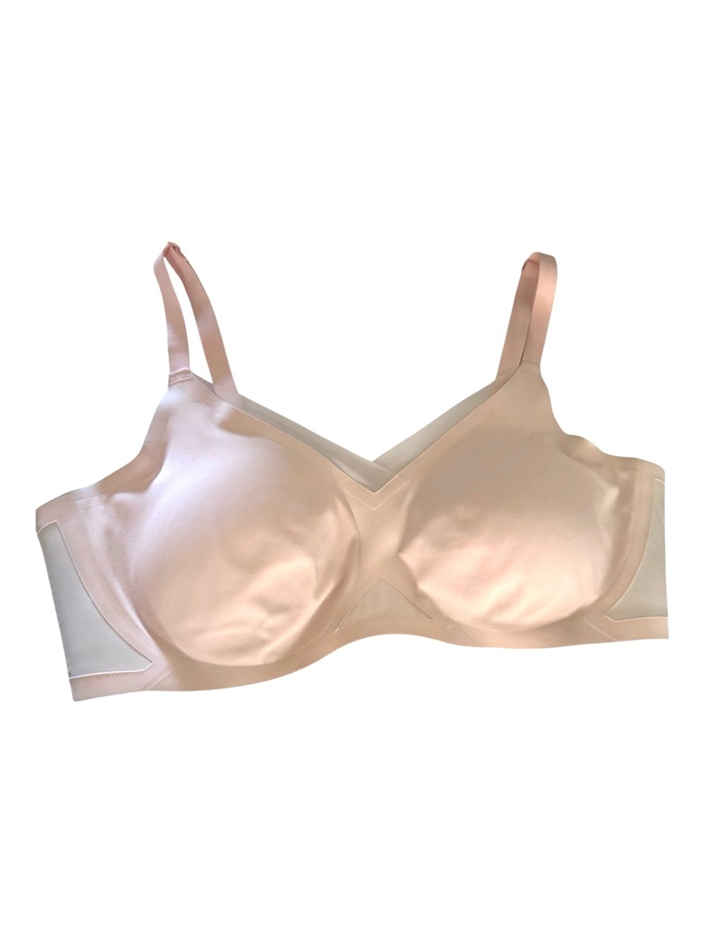 Honeylove Crossover Wireless Bra Blush Size L - Picture 9 of 10